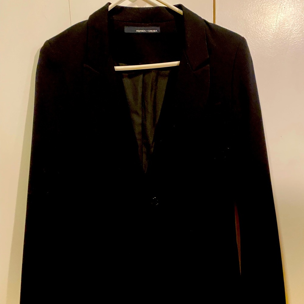 Black Tuxedo Style jacket/blazer w/tail coat